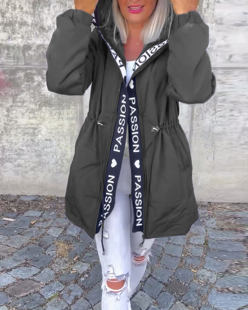 Cappotto Passion black and white