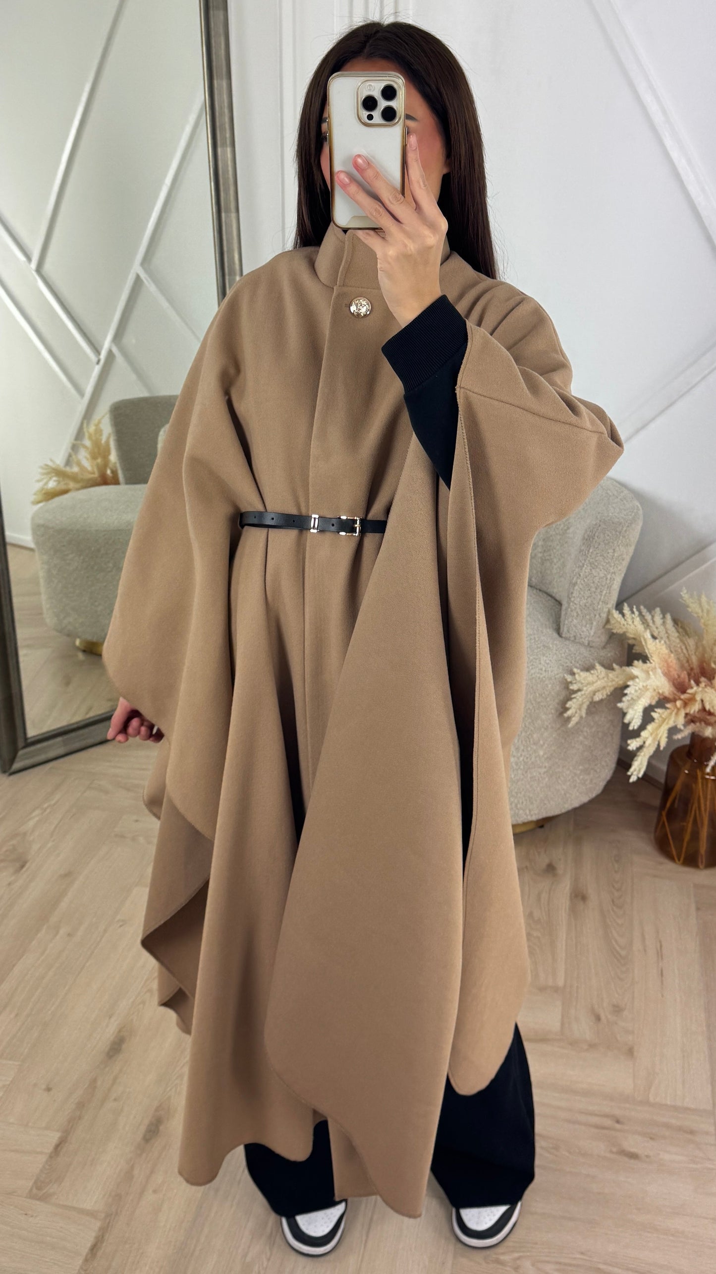 Cappotto Elegante con Cintura