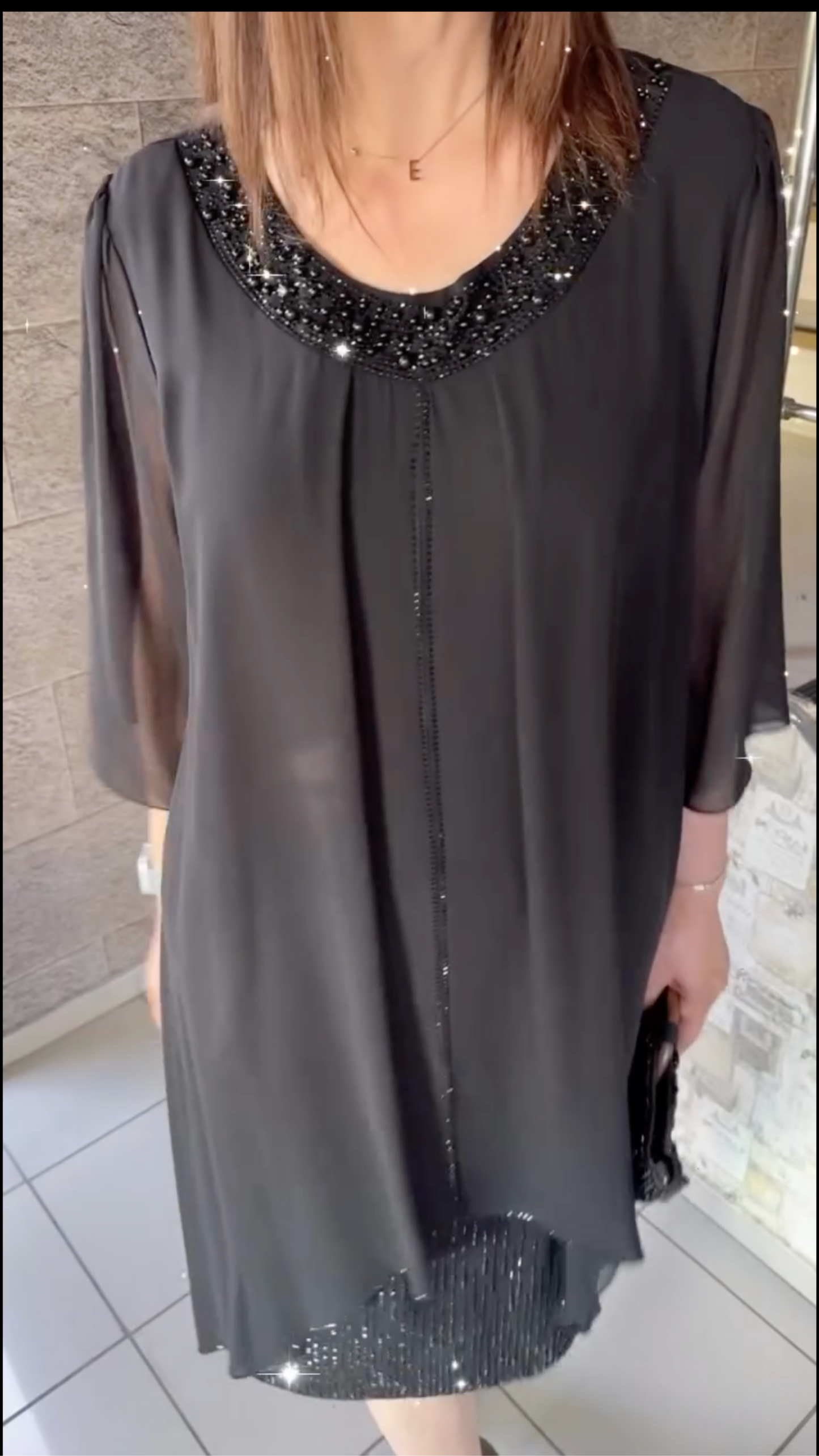 Abito Sinfony completo 2 pezzi brillante  ✨🖤