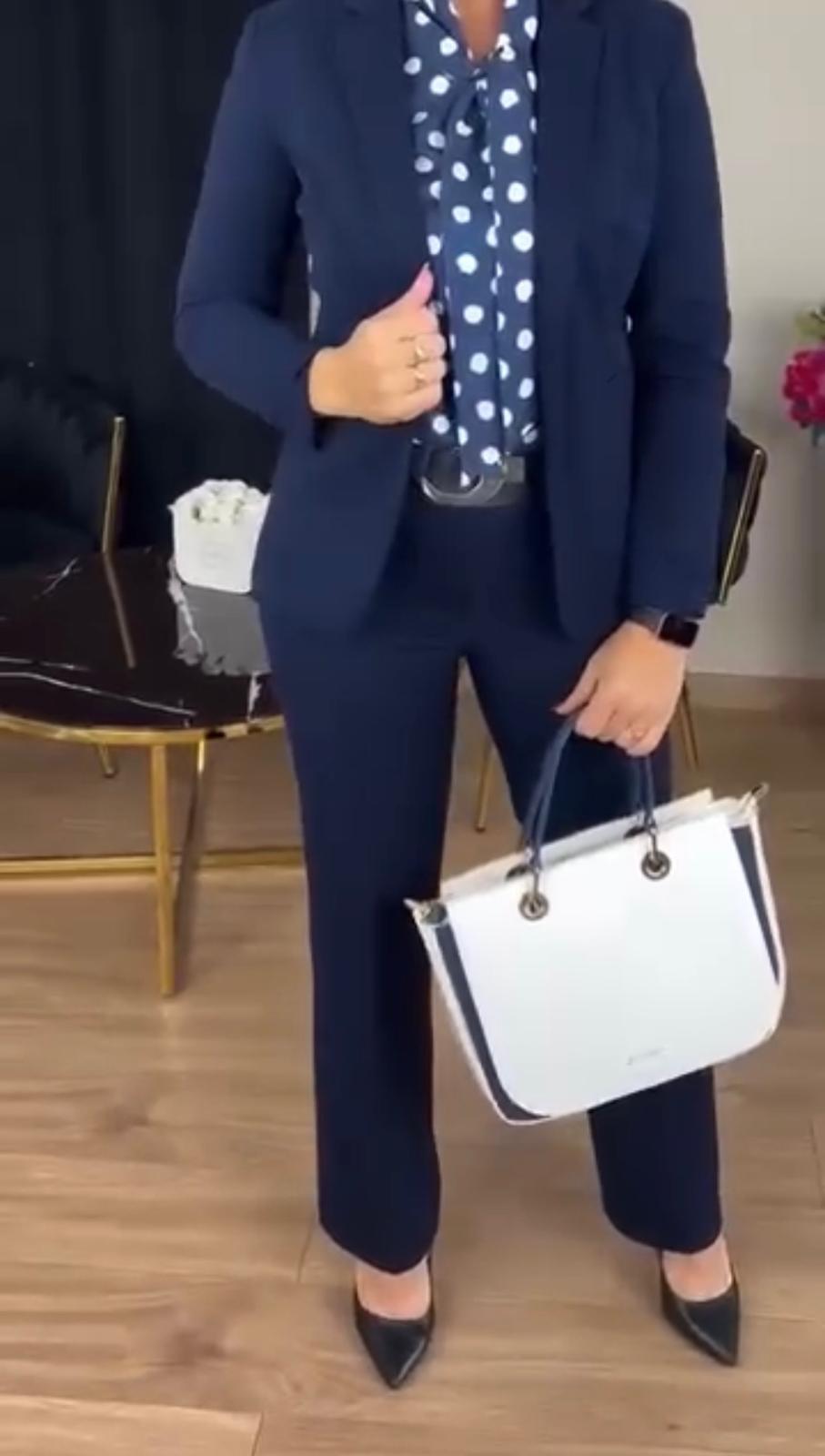 Tailleur Rosalia 3 pezzi - camicia a pois in regalo 🎁 - SOLO PER OGGI ⏳