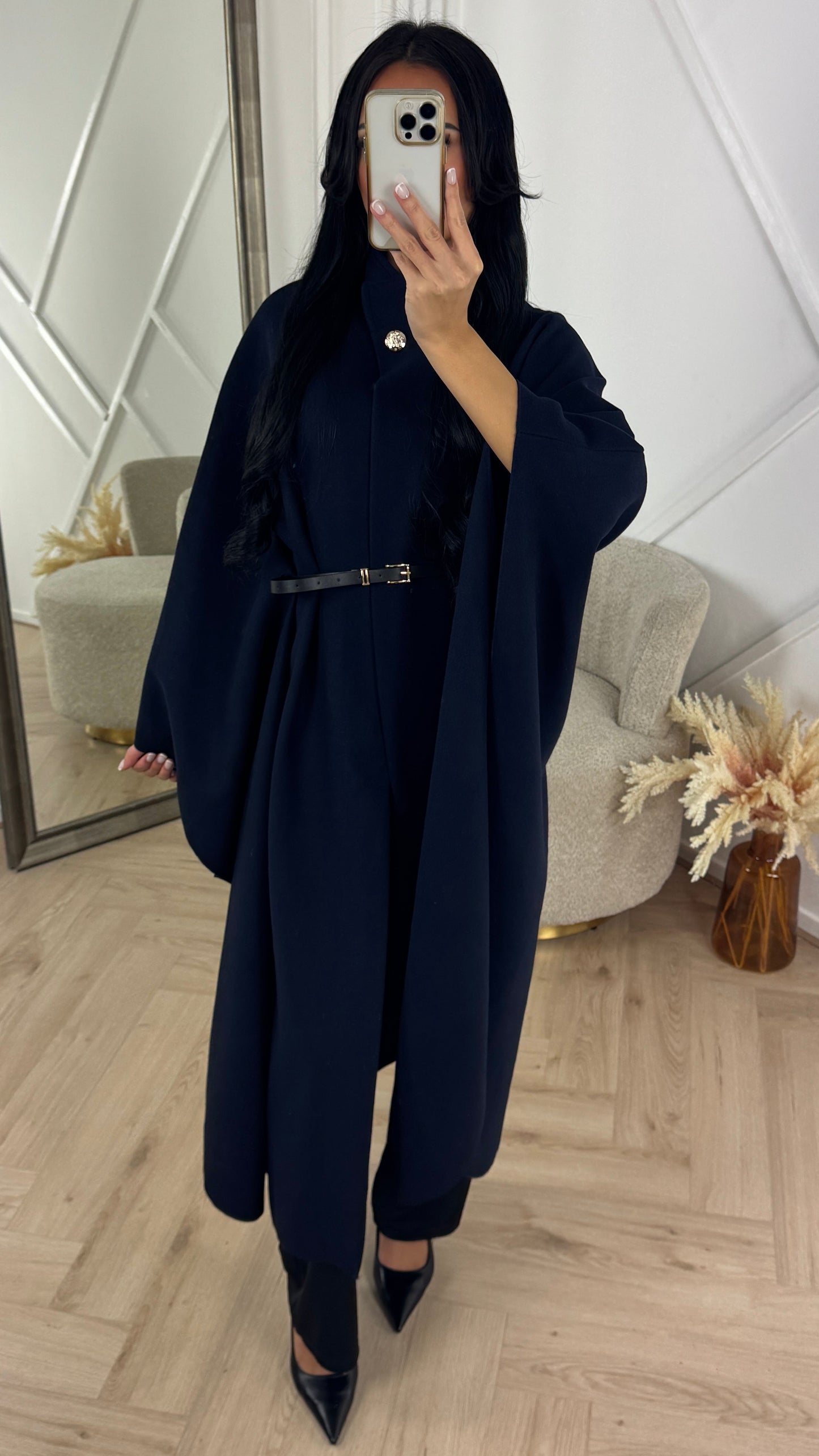 Cappotto Elegante con Cintura
