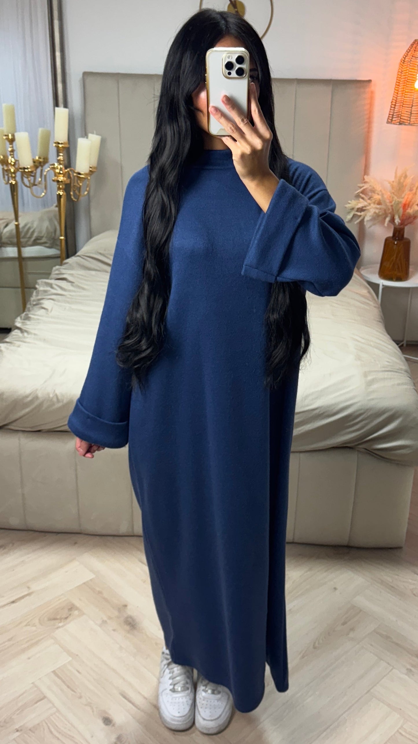 Abito Maxi Morbido e Caldo