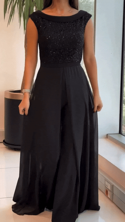 Vestito jumpsuite elegante Luana ✨🖤