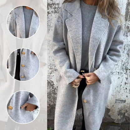 Cappotto Elegante in Lana Tweed