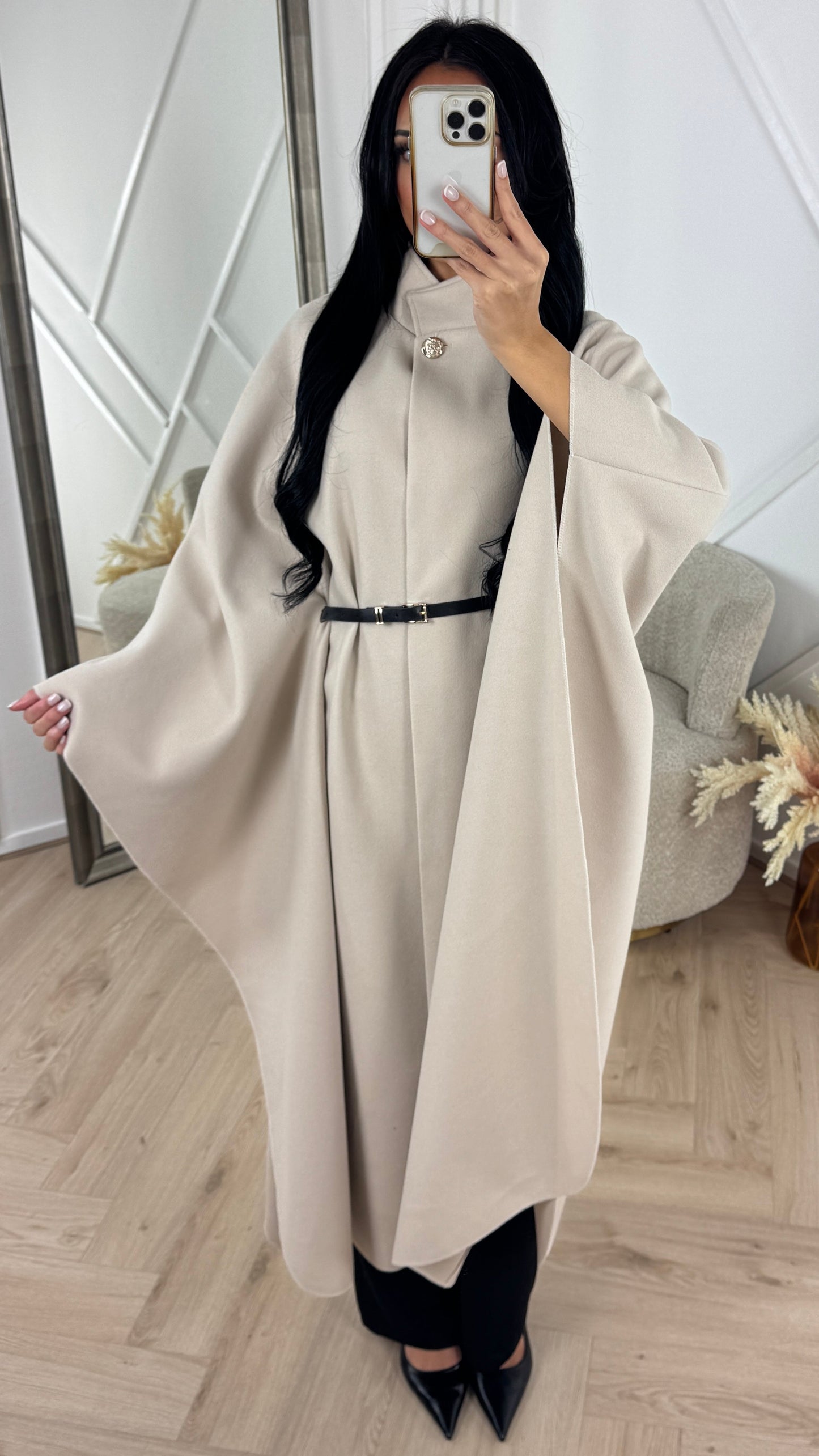 Cappotto Elegante con Cintura