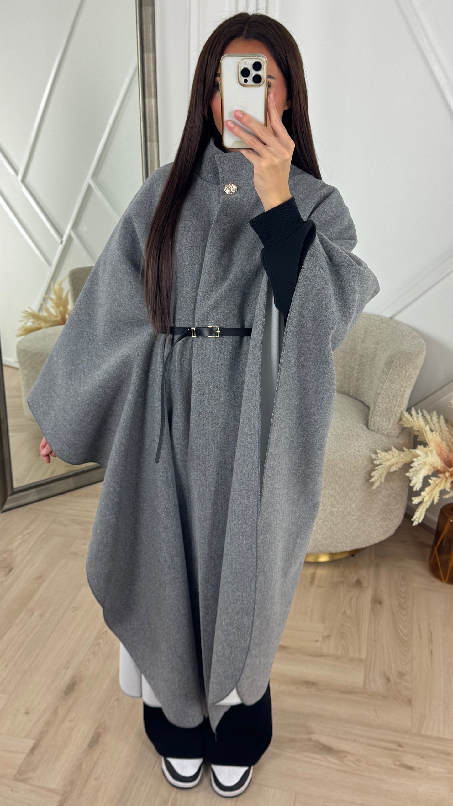 Cappotto Elegante con Cintura