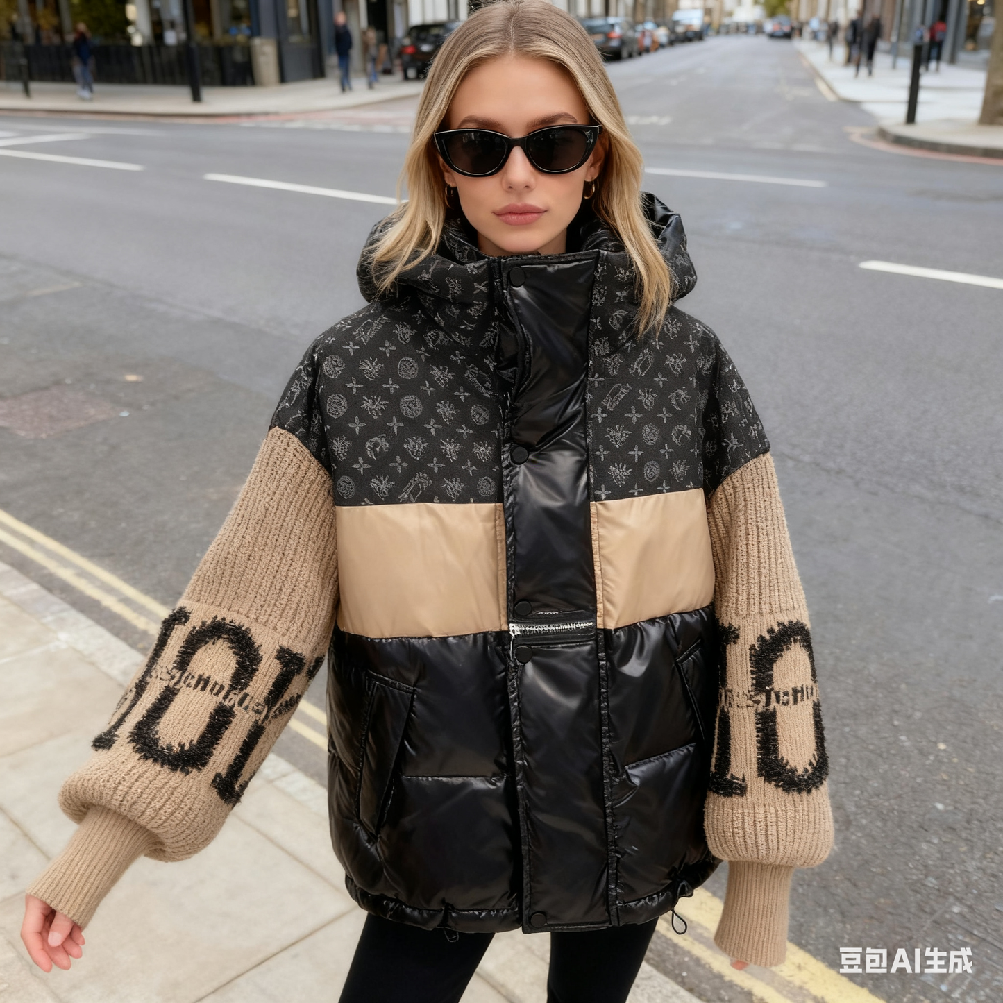 Maelie Patchwork Pufferjack