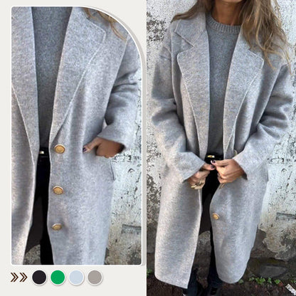 Cappotto Elegante in Lana Tweed