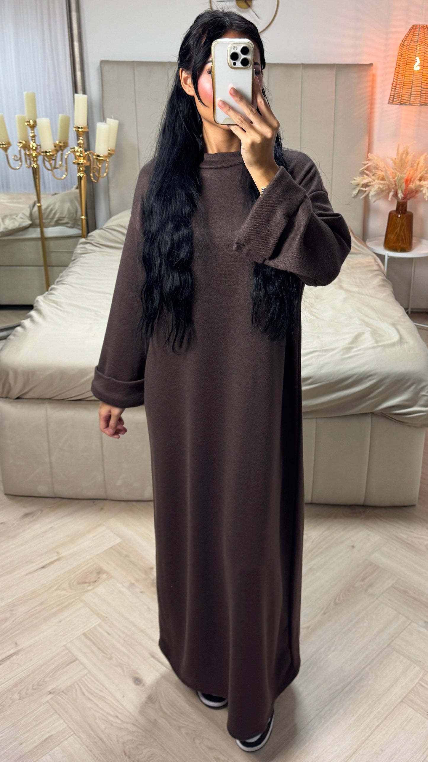 Abito Maxi Morbido e Caldo