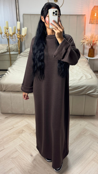 Abito Maxi Morbido e Caldo