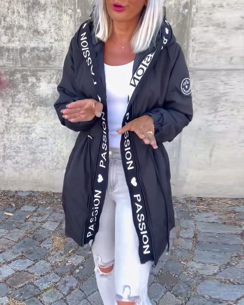 Cappotto Passion black and white