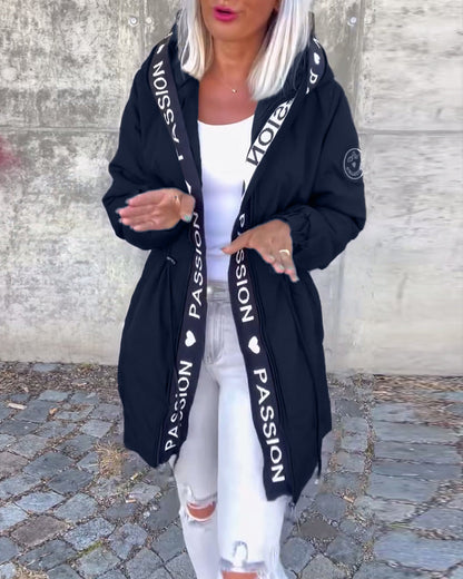 Cappotto Passion black and white