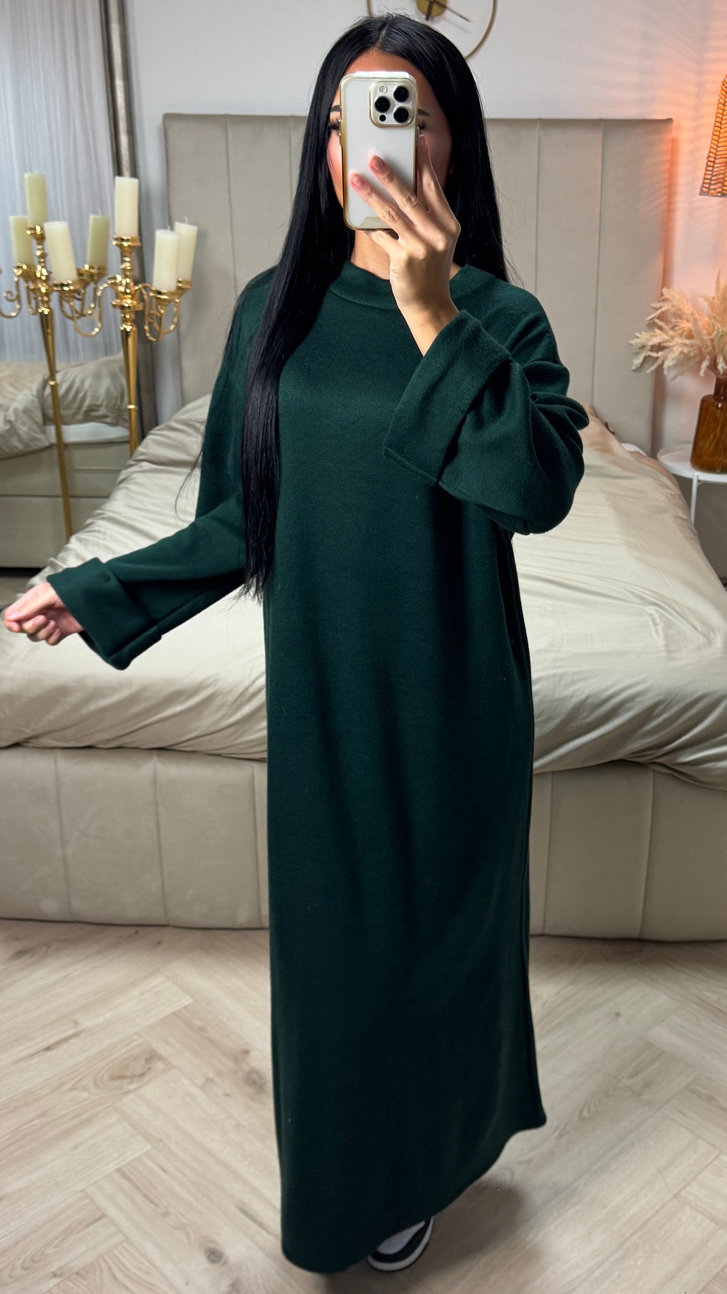 Abito Maxi Morbido e Caldo