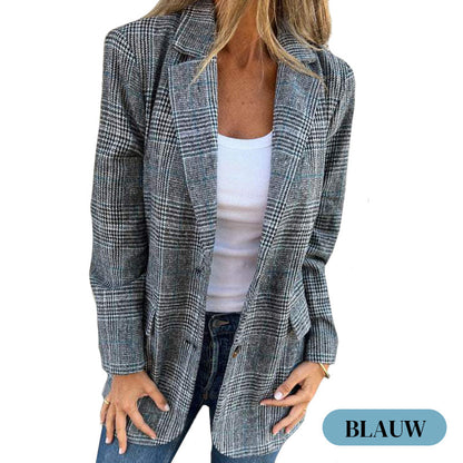 Blazer Elegante a Quadri