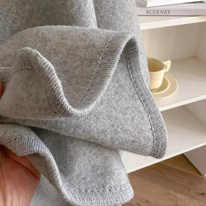 Poncho Cashmere Lana Morbida Elegante